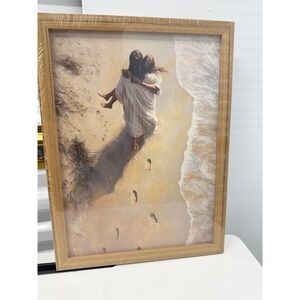 Jesus Hugging Woman Art Wall Decor 3D Textured Hand Drawn Christian Decor 12x16